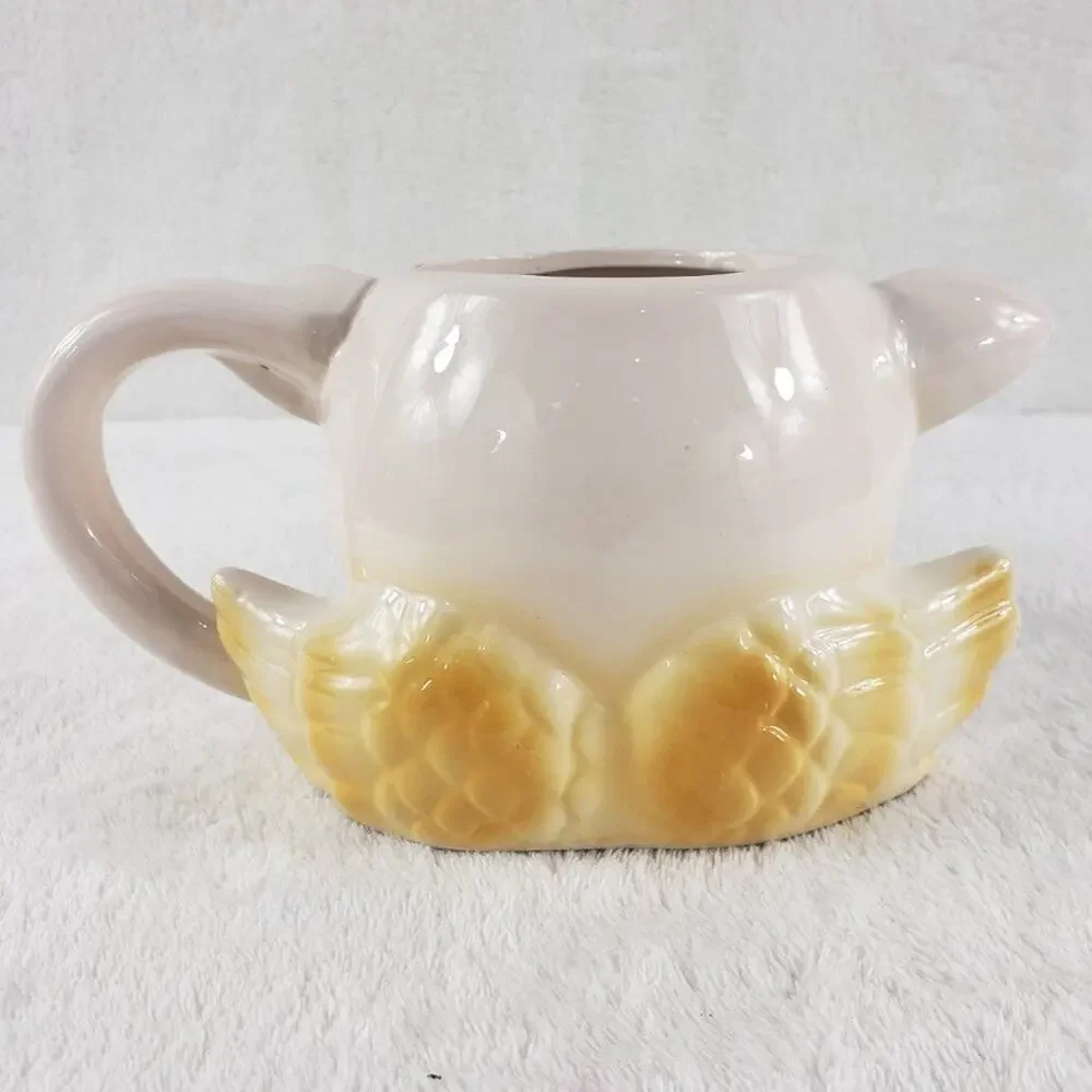 Pier 1 Mug When Pigs Fly Hand Painted Ceramic Coffee Tea 3D Cup with Wings